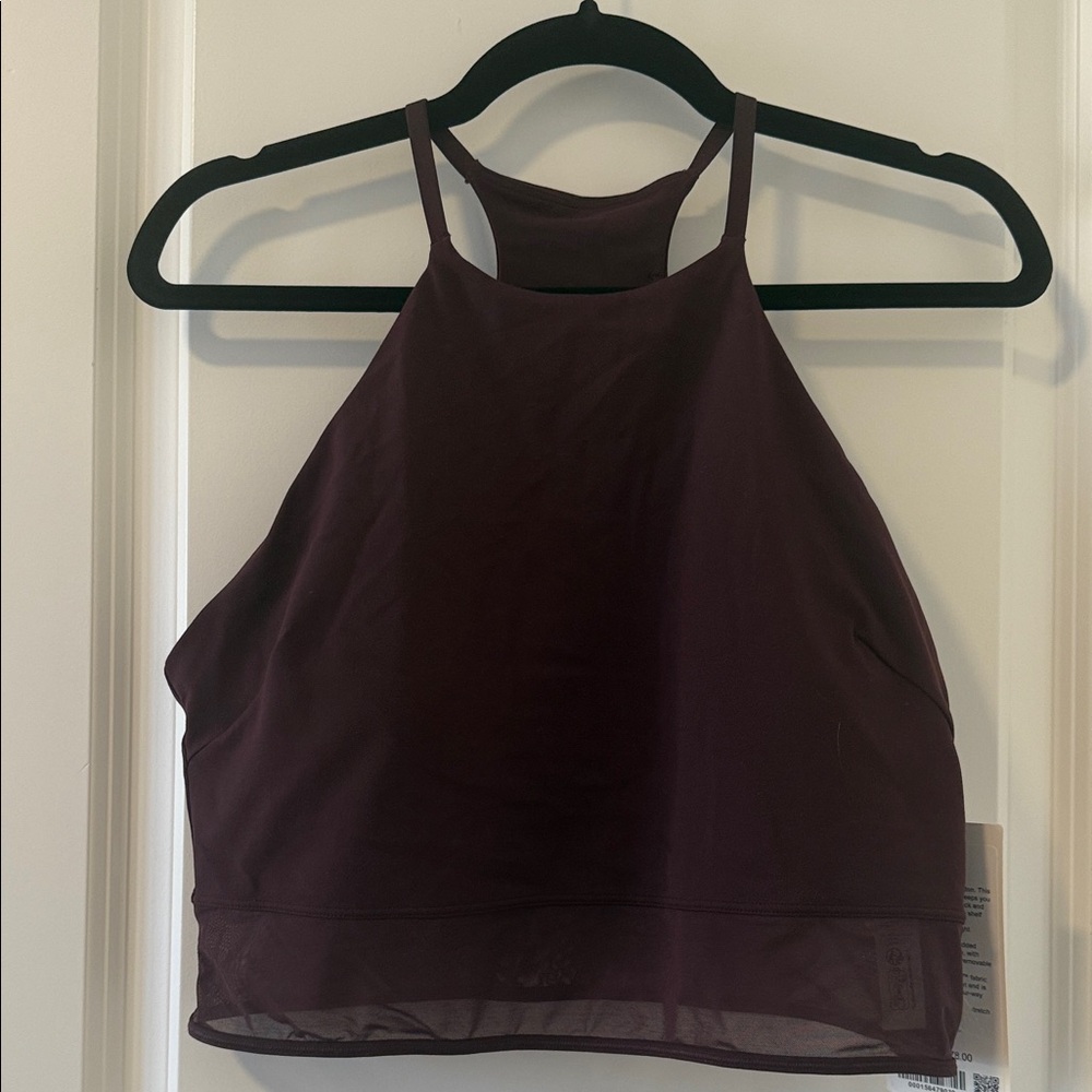 NWT Lululemon athletica Goodnight Plum Crop Top